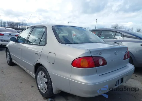 2002 Toyota Corolla S из США, поврежденный, VIN 2T1BR12E32C533403